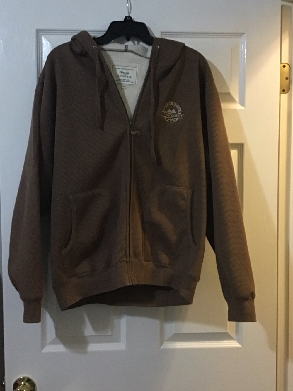Women’s  Zip-Up Hoodie Jacket - Brown